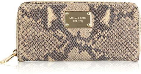 portefeuille michael kors python.